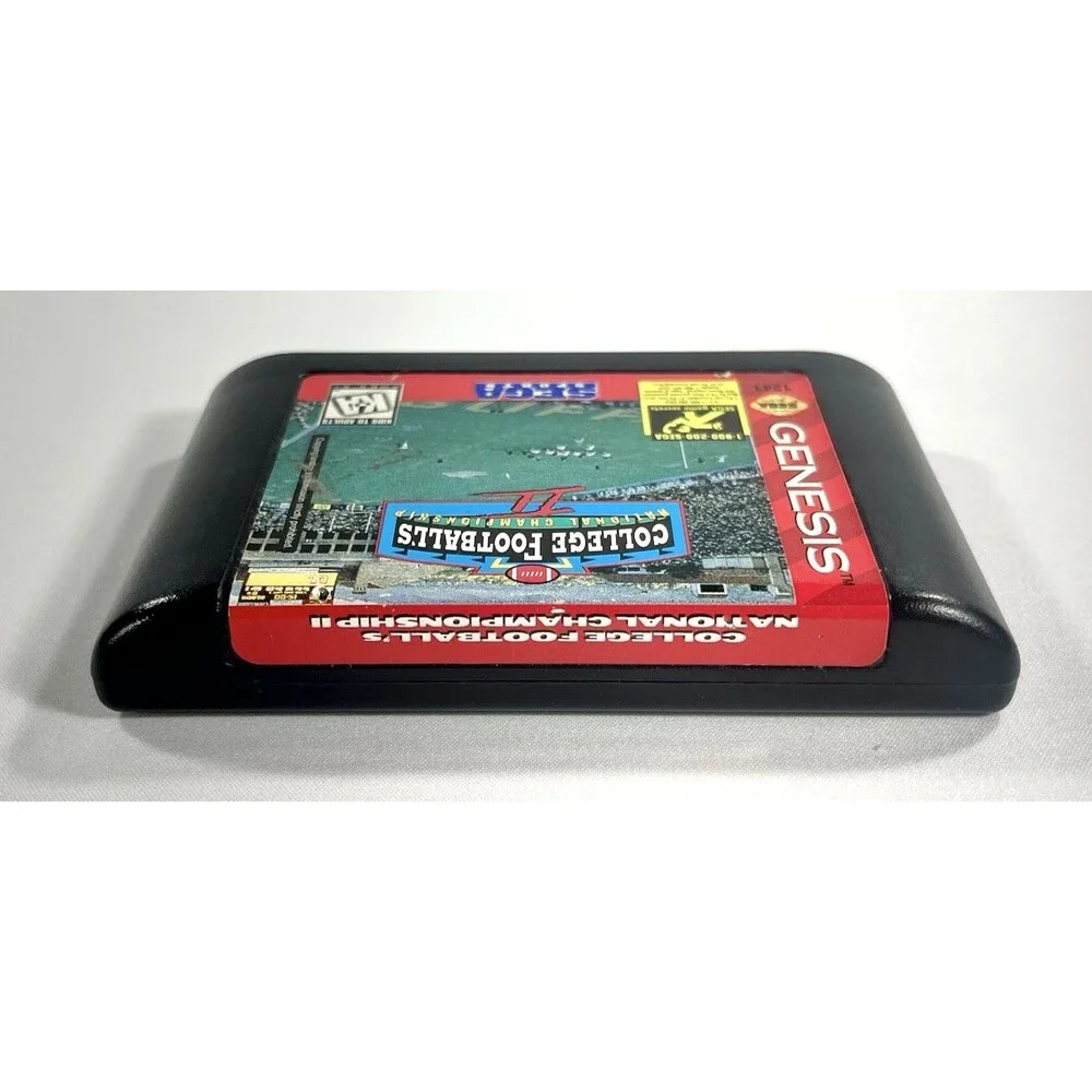 College Football's National Championship II Sega Genesis Authentic Tested